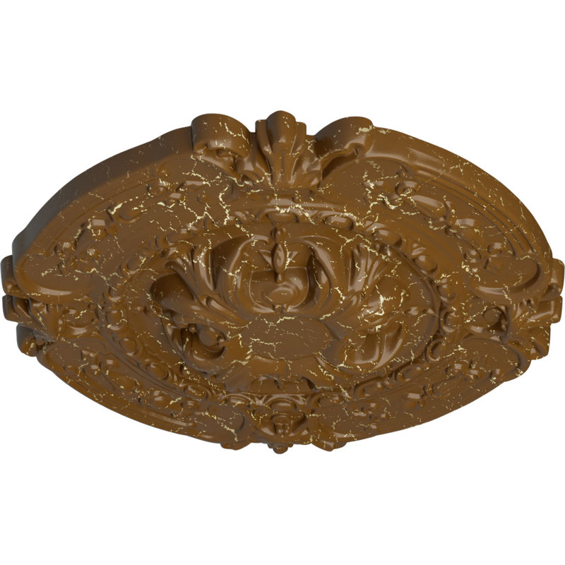 Médaillon de plafond Endurathane Southampton, DE 16 3/8 po x P 1 3/4 po (convient aux auvents jusqu'à 2 3/4 po)