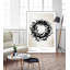 «Organic Circle», toile encadrée
