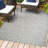 Bailidh Neutral Diamond Trellis Light Gray Indoor/Outdoor Rug-1634566200