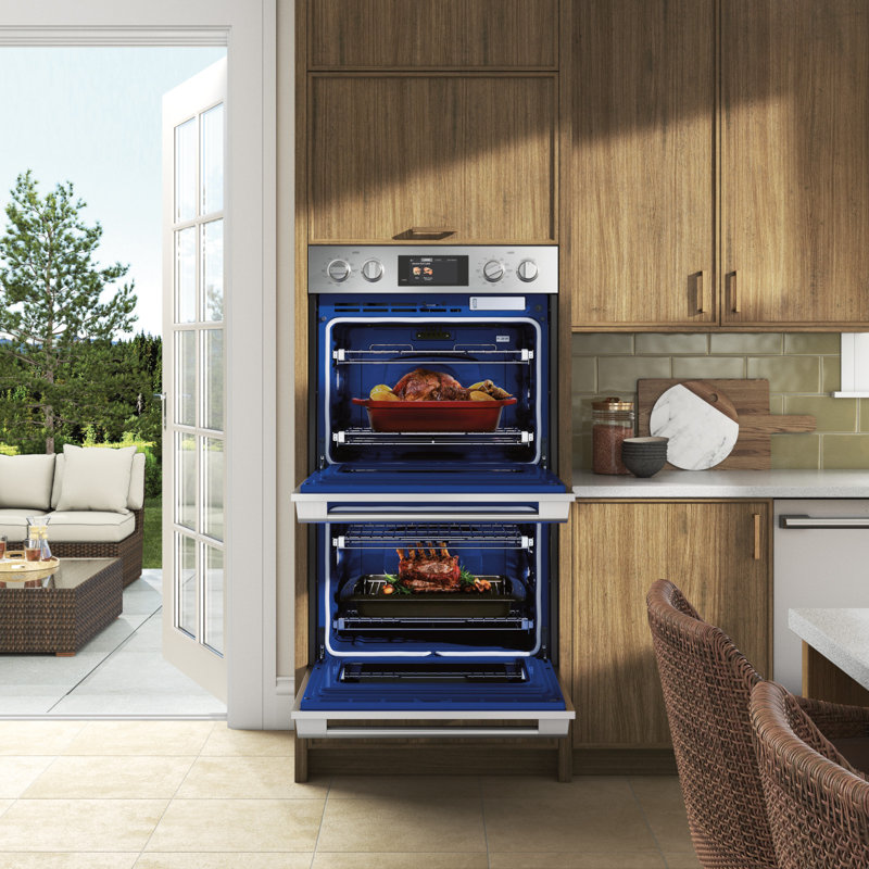 30-Inch Double Wall Oven With Steam-Combi
