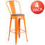 Tabouret de salle à manger en métal Margherite-460918465-466744693