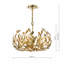 5 - Light Gold Leaf Pendant