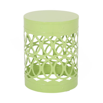 Outdoor Metal End Table -Large