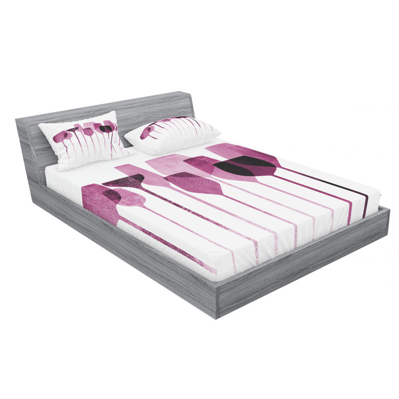Microfiber Sheet Set, Full Sheet Set with Fitted Sheet
