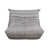Microfibre/microsuède gris