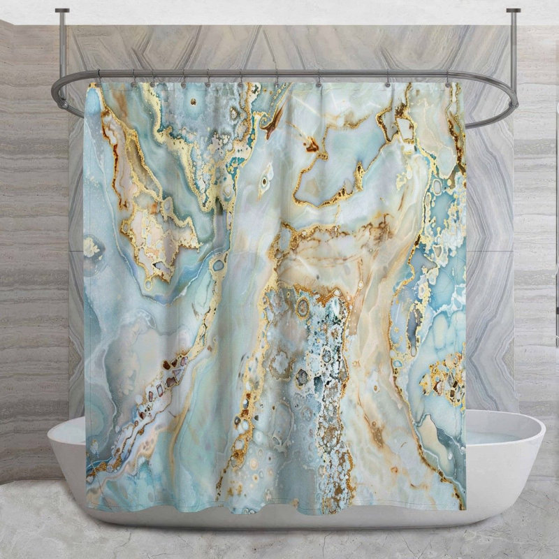 Dezya Shower Curtain, 73" H x 70" W