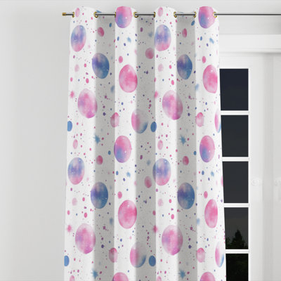 Celestial For Teenagers Blackout Curtains - Cosmic Teen Galaxy Grommet Curtain - 1 Panel