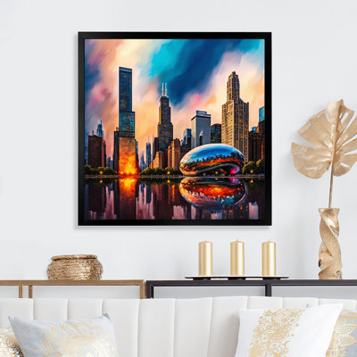 Chicago City Architecture II - impression sur toile
