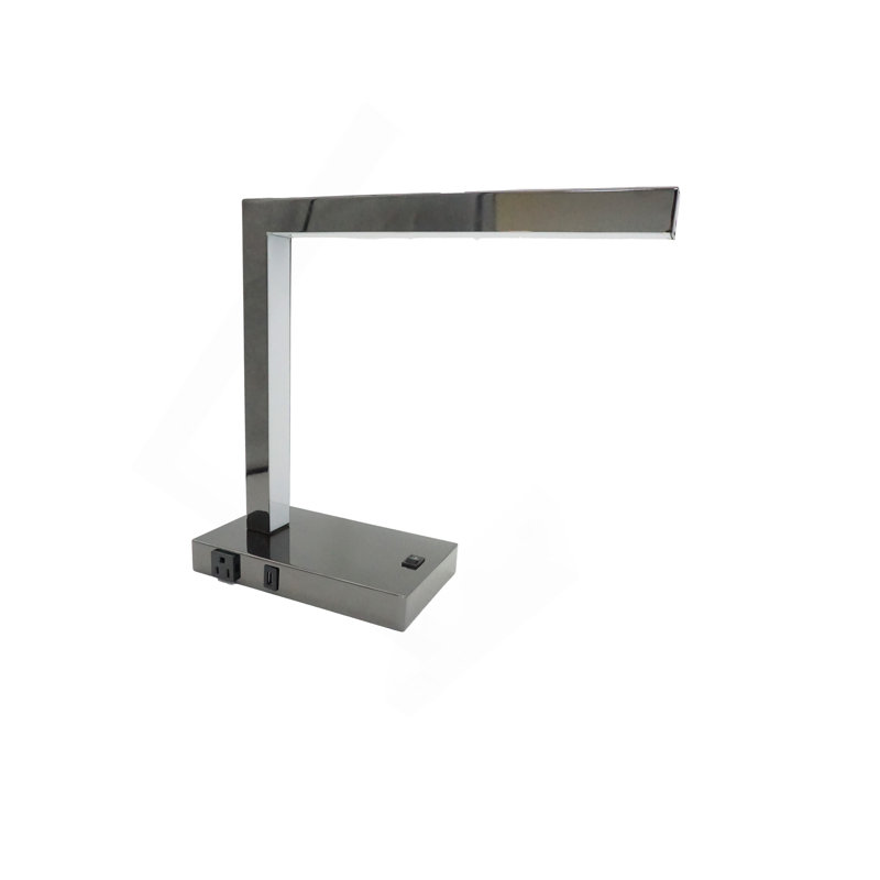 Modern LED Desk Lamp With USB & Power Outlet