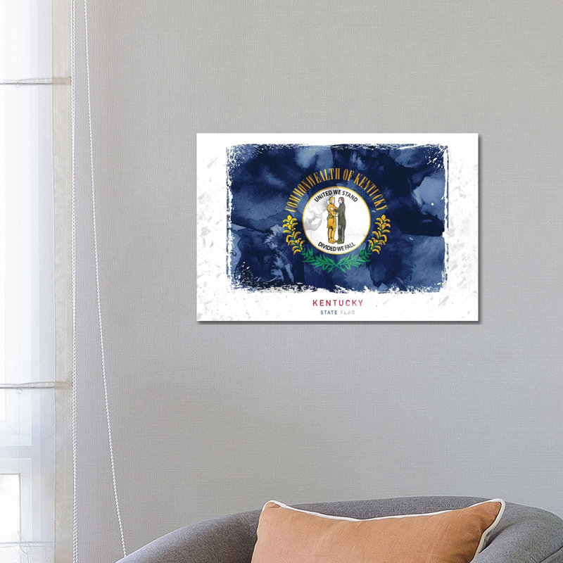 Kentucky - Wrapped Canvas Painting, 30.48 cm H x 45.72 cm W