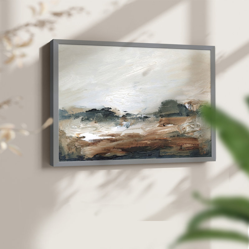 Lingering Light III - Reproduction encadrée - réarmable, H 8 po x l 10 po, Gris