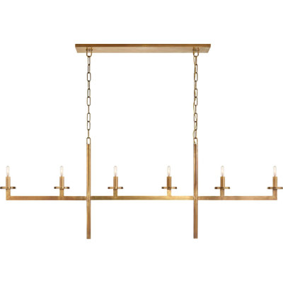 Liaison 6 - Light LED Chandelier