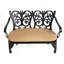 Banc en fonte d'aluminium avec coussin-918961831-918961825