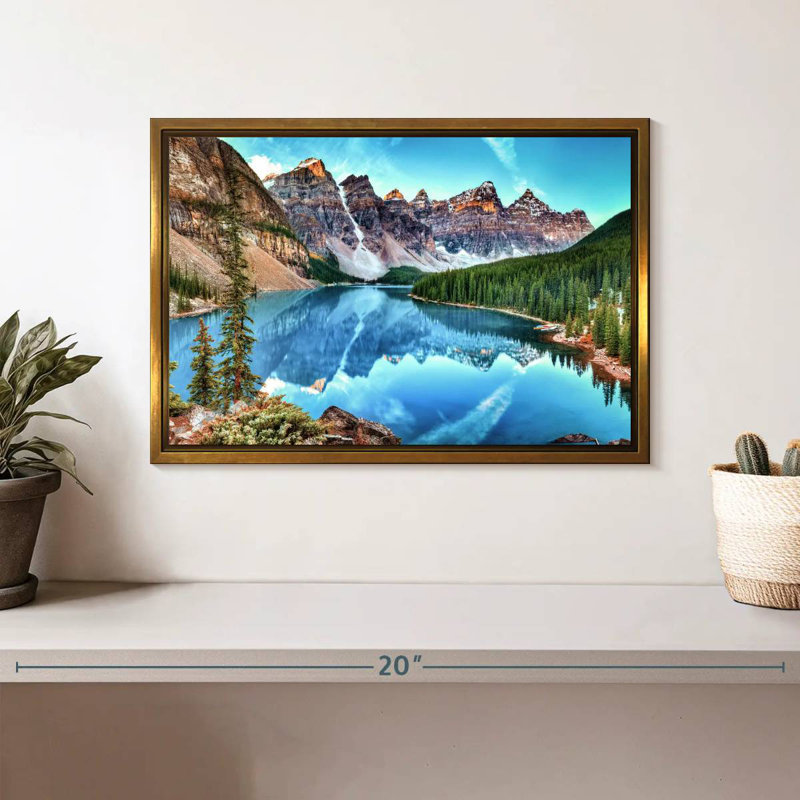 Parc national, Cadre flottant doré, 13 po x 9 po