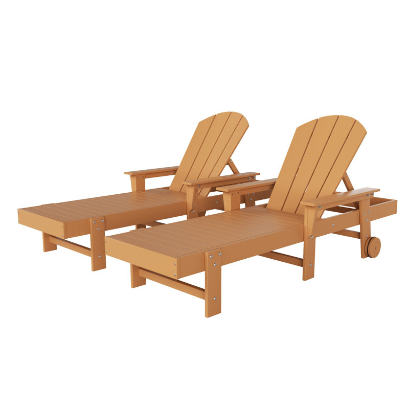 Laguna Outdoor Chaise Lounge Set, Teak