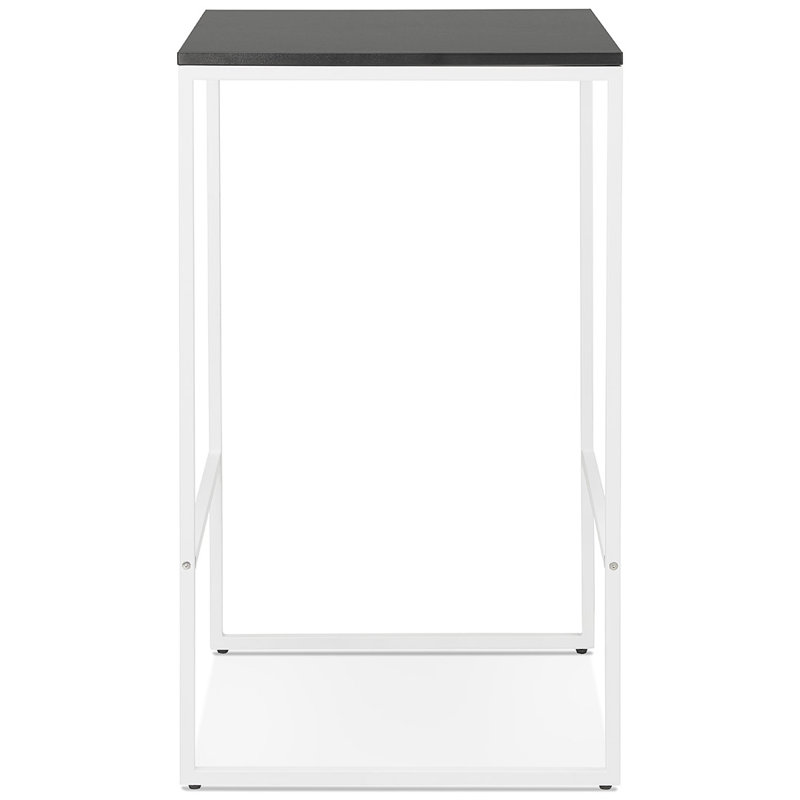 Ponca Dining Table, White, Black