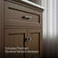 Meuble-lavabo avec lavabo et plateau en quartz Charlemont-114216313
