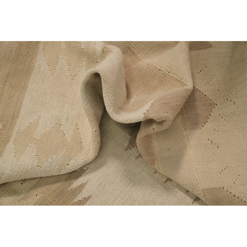 Tapis à motif tribal beige élégant 8 x 10 pour intérieurs modernes