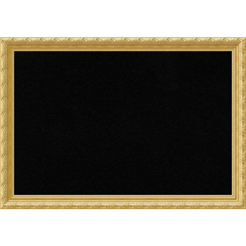 Amanti Art No Cork Wall Wood Bulletin Board, 28" x 40"