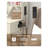 Makeup Vanity Set with LED Round Mirror, Vanity With Built-In Outlet and Two Drawers-557469301