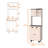 Emily and Wengue 1-Drawer Kitchen Pantry-244742999