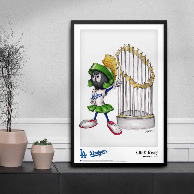 Affiche World Series Marvin The Martian Washinton Nationals par S. Preston, Los Angeles Dodgers