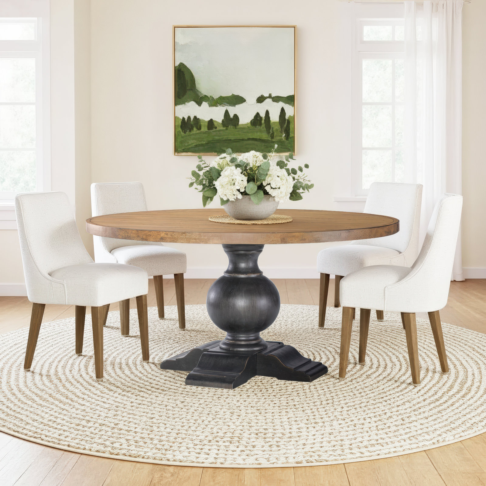 Country Living Round Dining Table