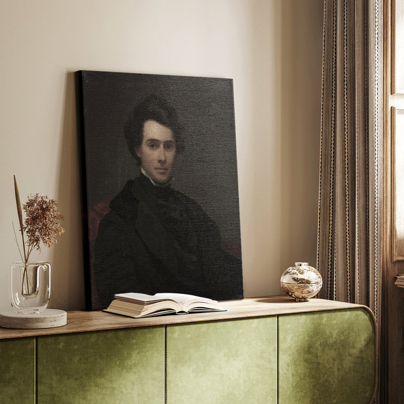 Impression de portrait rétro III - galerie Cavas sur mesure, H 18 po x l 12 po