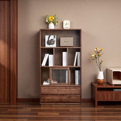 Italian style light luxury storage bookcase