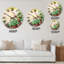 Grappe de raisin vert dans un panier - Horloge murale de ferme-1044736576