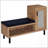 1-Door Entryway Shoe Storage Bench