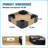 Floating Drink Tray For Pool, Tub, Square Wicker Serving Tray for Drinks, Snacks-131634779