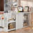 Matthes With Desk And Storage Shelves, Built-in Trundle And 3 Drawers-146873506