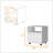 Nightstand, Top Open Shelf, 1 Drawer-1970079268