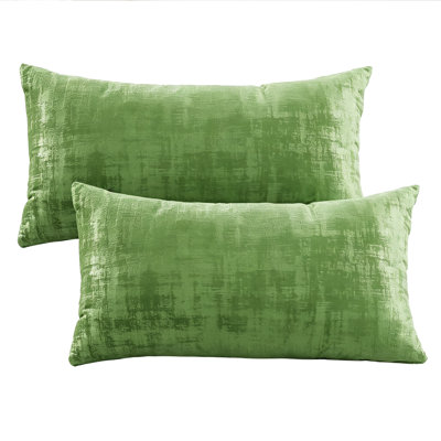 Textured Velvet Textured Rectangular Pillow Cover