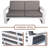 Makenly 6 - Person Patio Dining Set with , Cushions Included-1766839885