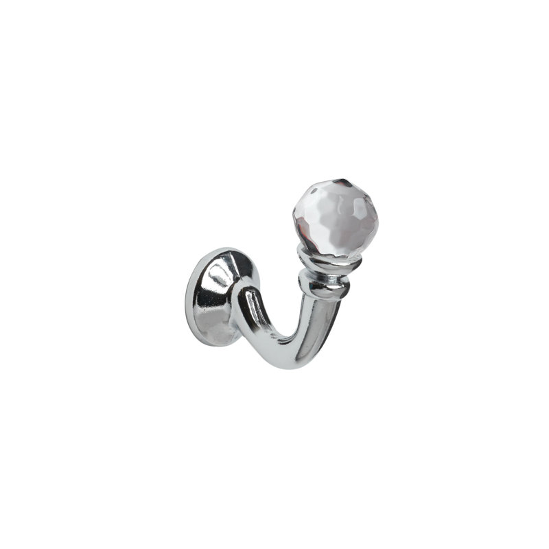Mild Steel 2.54cm Tieback Hook, Chrome