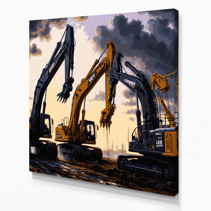 Art de transport sur toile mauve, H 16 po x l 16 po