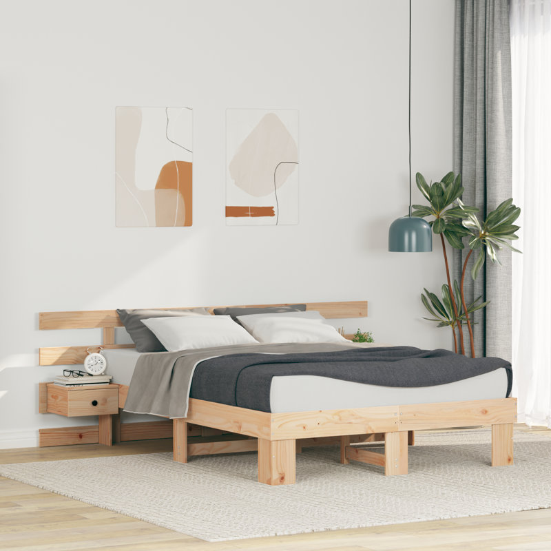 Bed, Natural, Double (4'6)