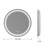 Elayshia Lighted Dimmable LED Frontlit&Backlit Frameless Anti-Fog Makeup Bathroom Round Vanity Mirror-365969641