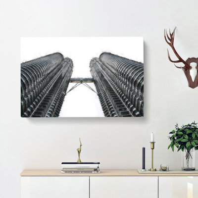 Petronas Twin Towers - Wrapped Canvas