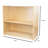 Contender Adjustable Shelf Bookcase (27-1/4" H)