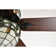 Langdale Tiffany Style Two Tiered Lighted Ceiling Fan Green Shade With Remote Control