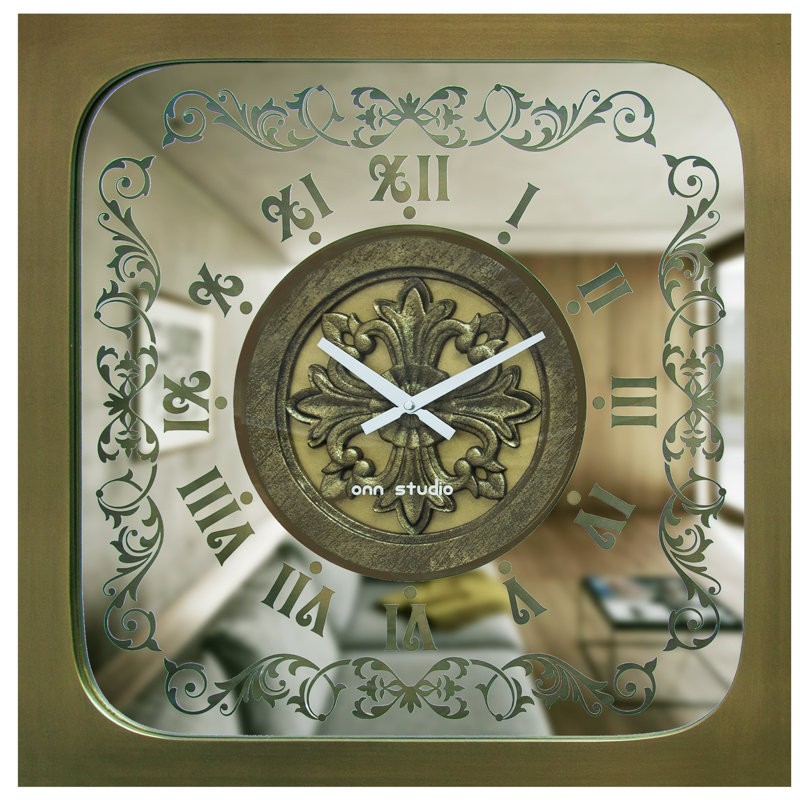 Giovani Manufactured Wood Wall Clock, 80cm H x 80cm W