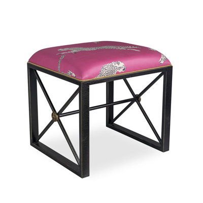 Medallion Upholstered Stool