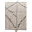 Tapis noir et blanc Mosser