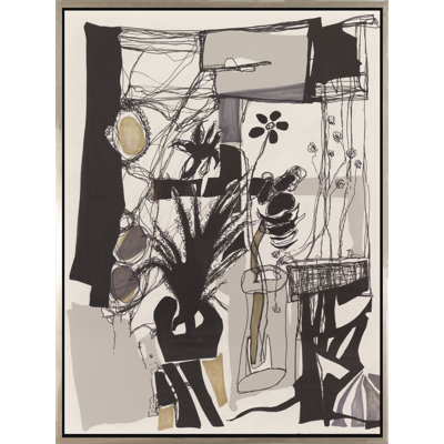 " Bouquet In The Window " Painting Print