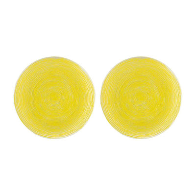 Service de vaisselle en verre rond de 7,75 po (ensemble de 2)