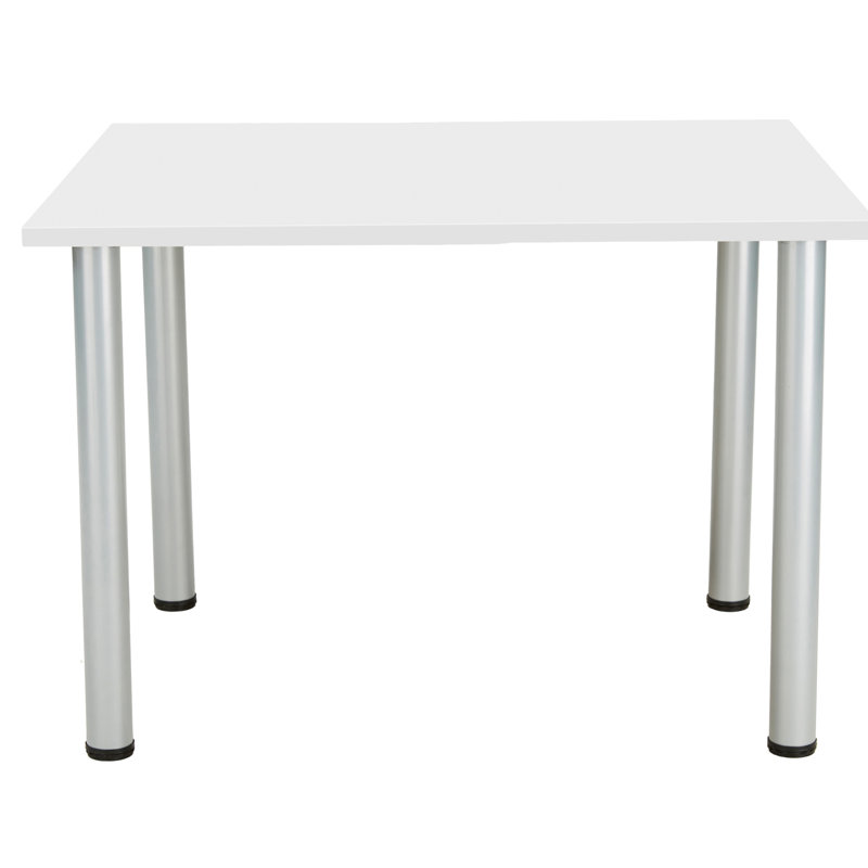 Bouton Rectangle Conference Table, White, H73 x W140 x D80cm
