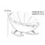 Chaise berçante moderne et ergonomique-114814530